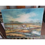 Средна картина масло на платно Испания - 3778